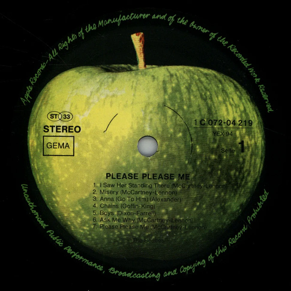 The Beatles - Please Please Me - Vinyl LP - DE - Reissue | HHV