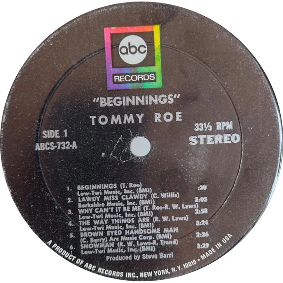 Tommy Roe - Beginnings