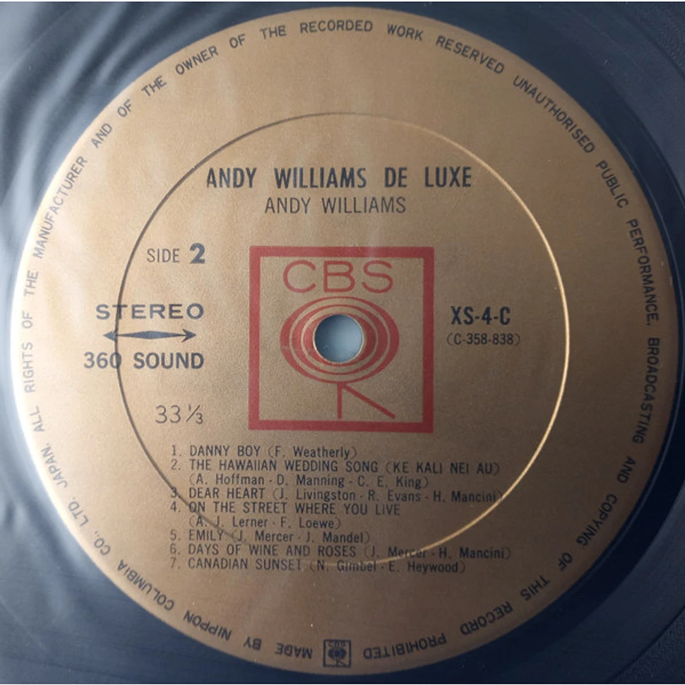 Andy Williams - De Luxe