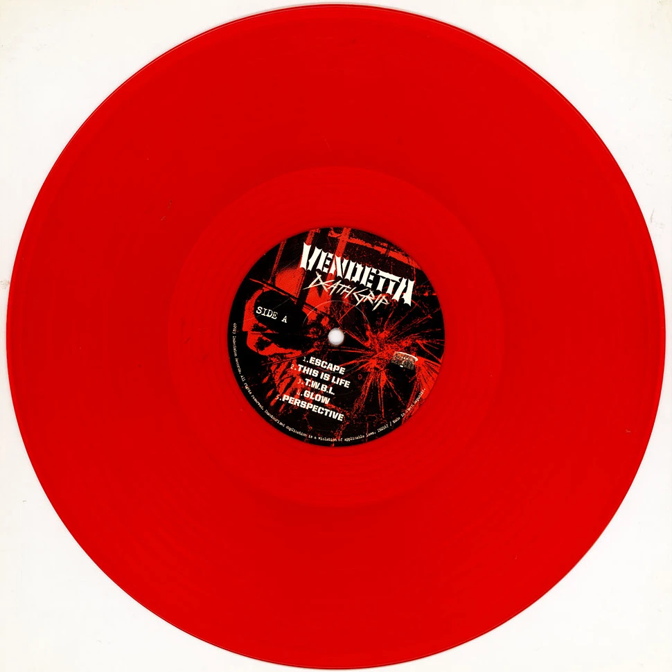 Vendetta - Death Grip Red Vinyl Edtion