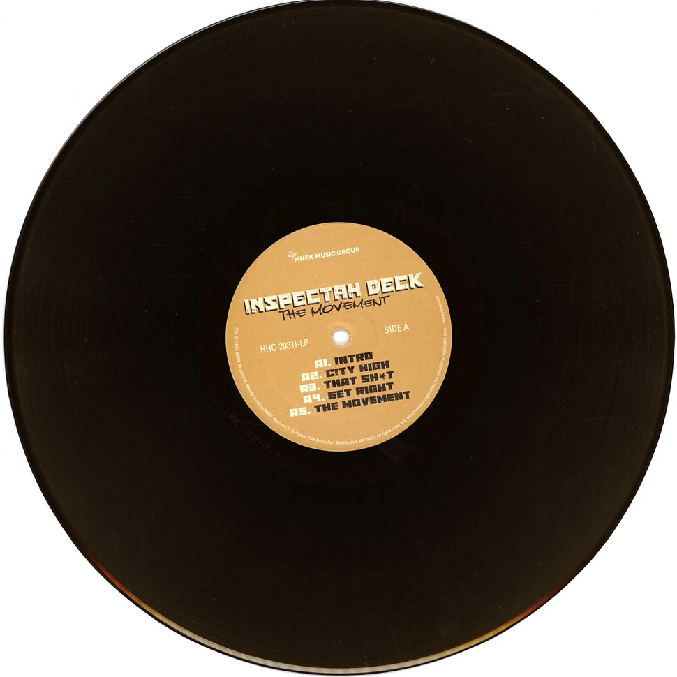 Inspectah Deck - The Movement Black Ice Vinyl Edition