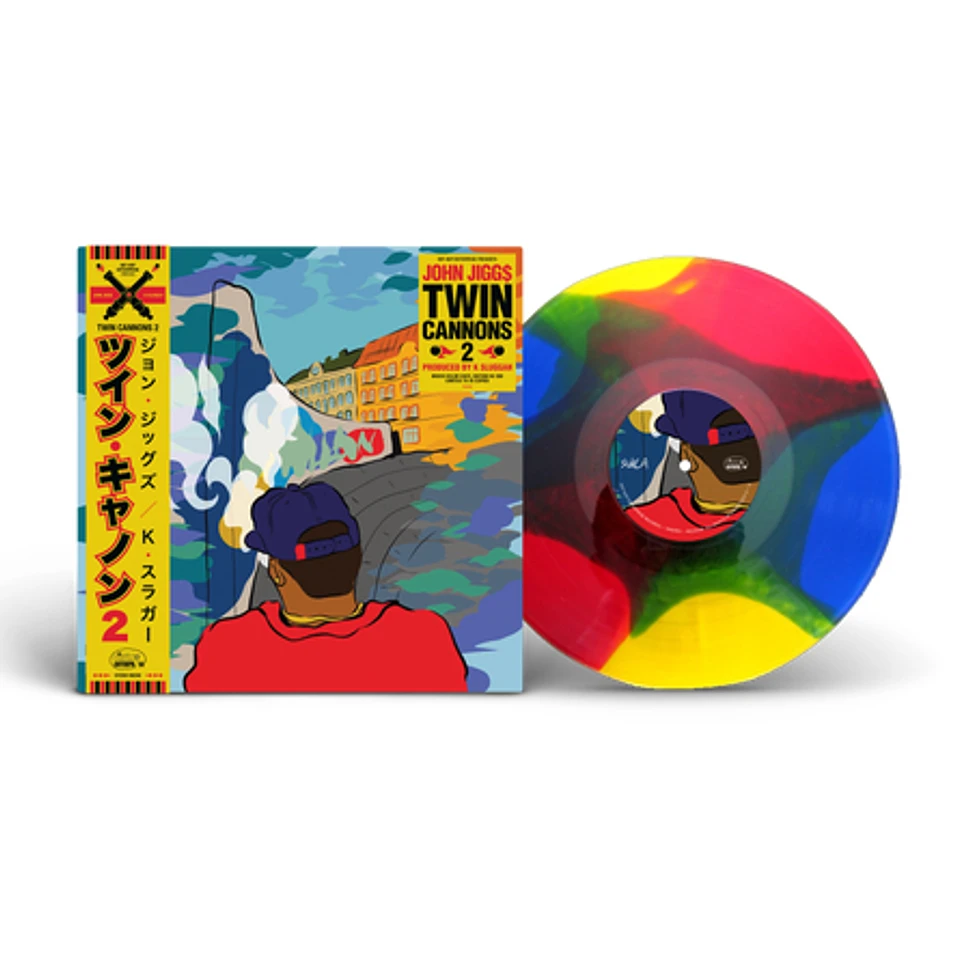 John Jigg$ X K Sluggah - Twin Cannons 2 Multicolor Vinyl Edition W/ Obi Strip