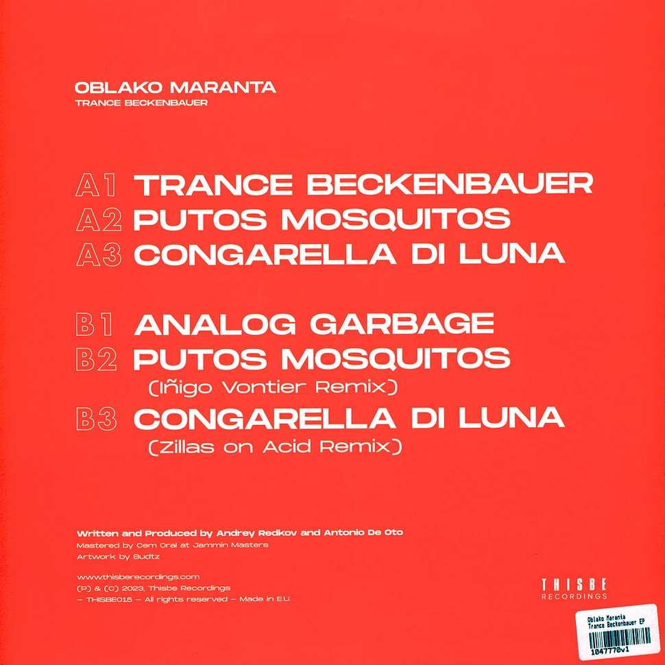 Oblako Maranta - Trance Beckenbauer EP
