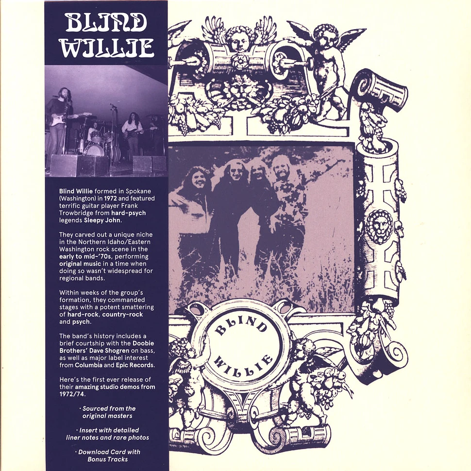 Blind Willie - Blind Willie Black Vinyl Edition