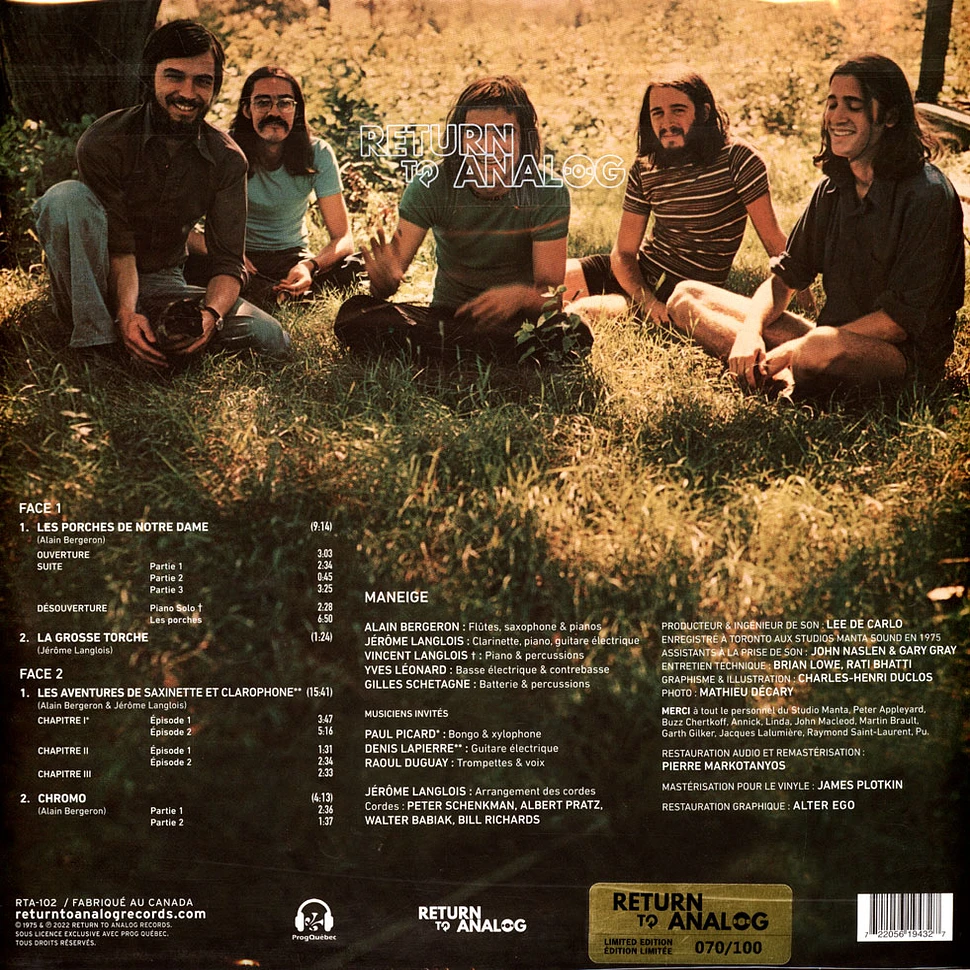 Maneige - Les Porches White Vinyl Edition