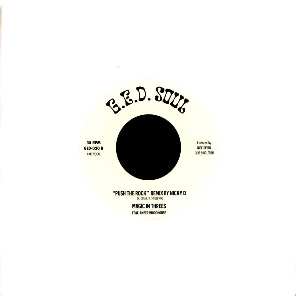 Magic In Threes - Push The Rock Feat. Amber Woodhouse Clear Vinyl Edition