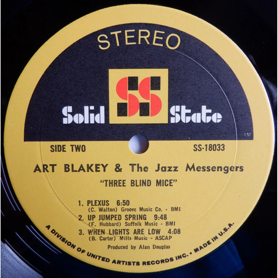 Art Blakey & The Jazz Messengers - 3 Blind Mice