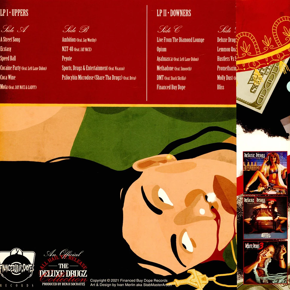All Hail Y.T. X Benji Socrate$ - Deluxe Drugz Collection Coke Bottle Vinyl Edition W/ Obi Strip
