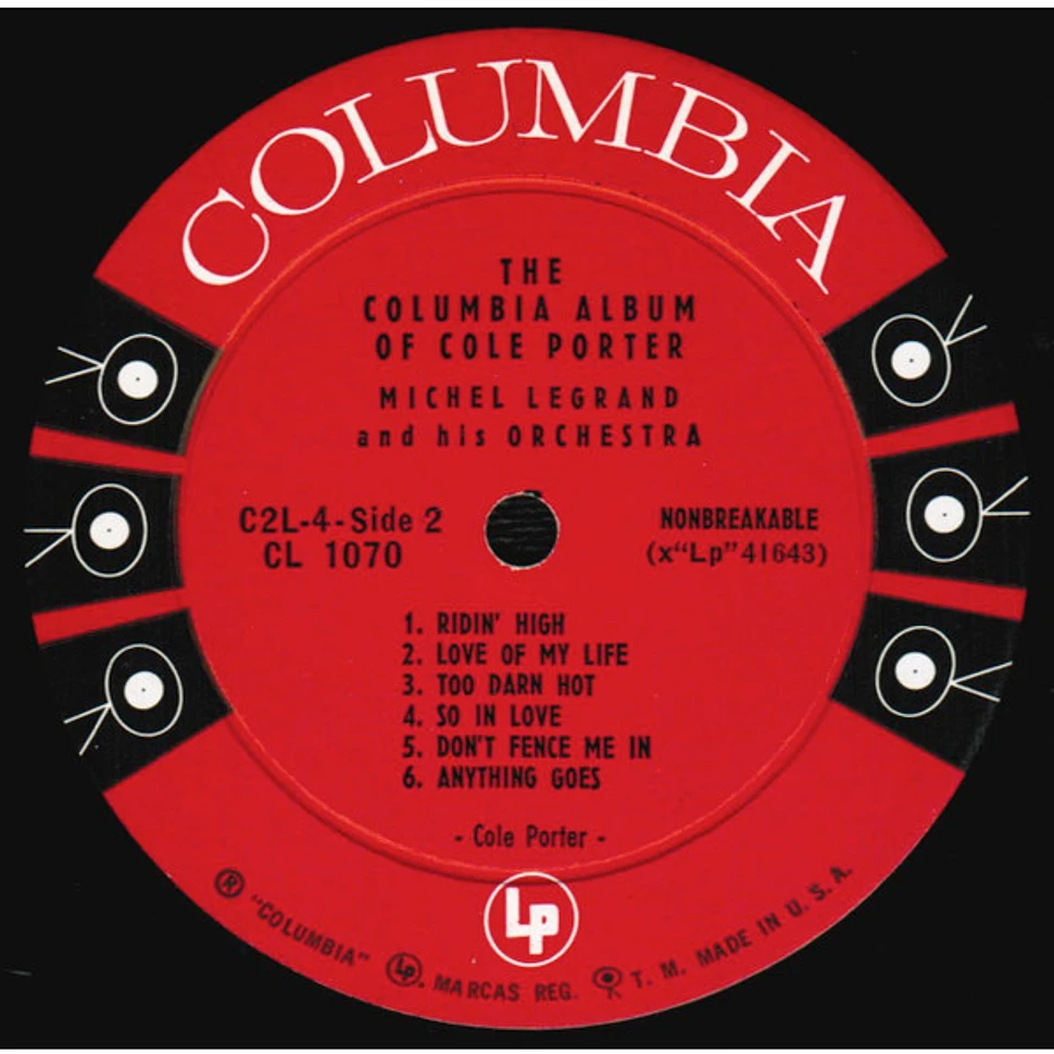Michel Legrand Et Son Orchestre - The Columbia Album Of Cole Porter