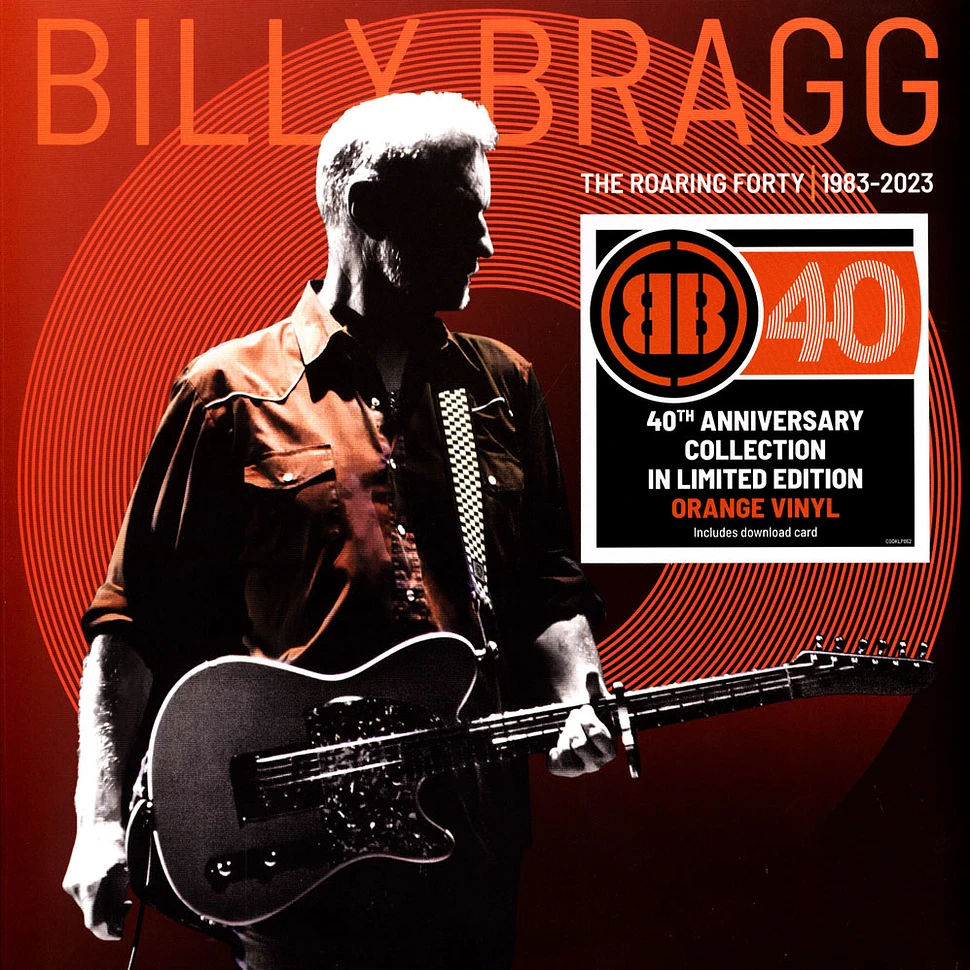 Billy Bragg - The Roaring Forty 1983-2023 Orange Vinyl Edition