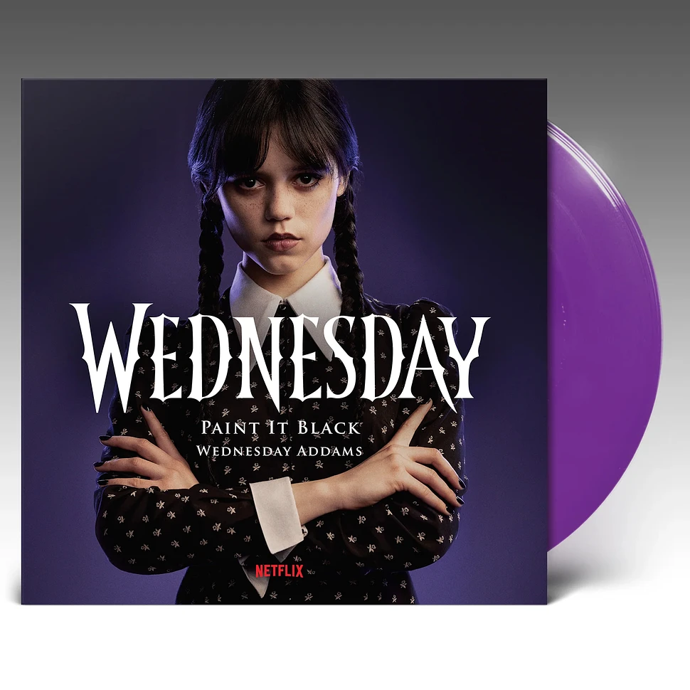 Wednesday Addams & Danny Elfman - Paint It Black - Wednesday Theme Song Colored Vinyl Edition