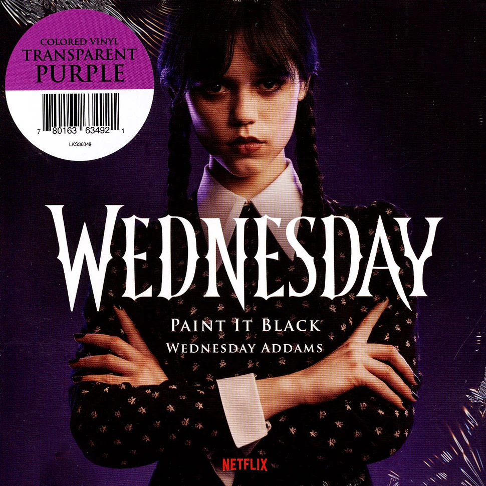 Wednesday Addams & Danny Elfman - Paint It Black - Wednesday Theme Song Colored Vinyl Edition