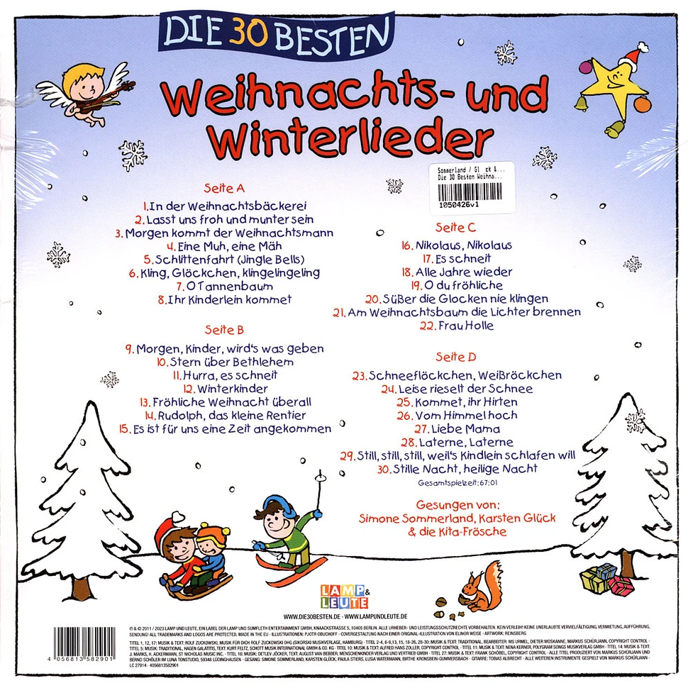 Sommerland / Glück & Die Kita-Frösche - Die 30 Besten Weihnachts- & Winterlieder