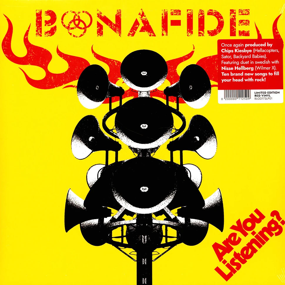 Bonafide - Are You Listening? Red Vinyl Edition