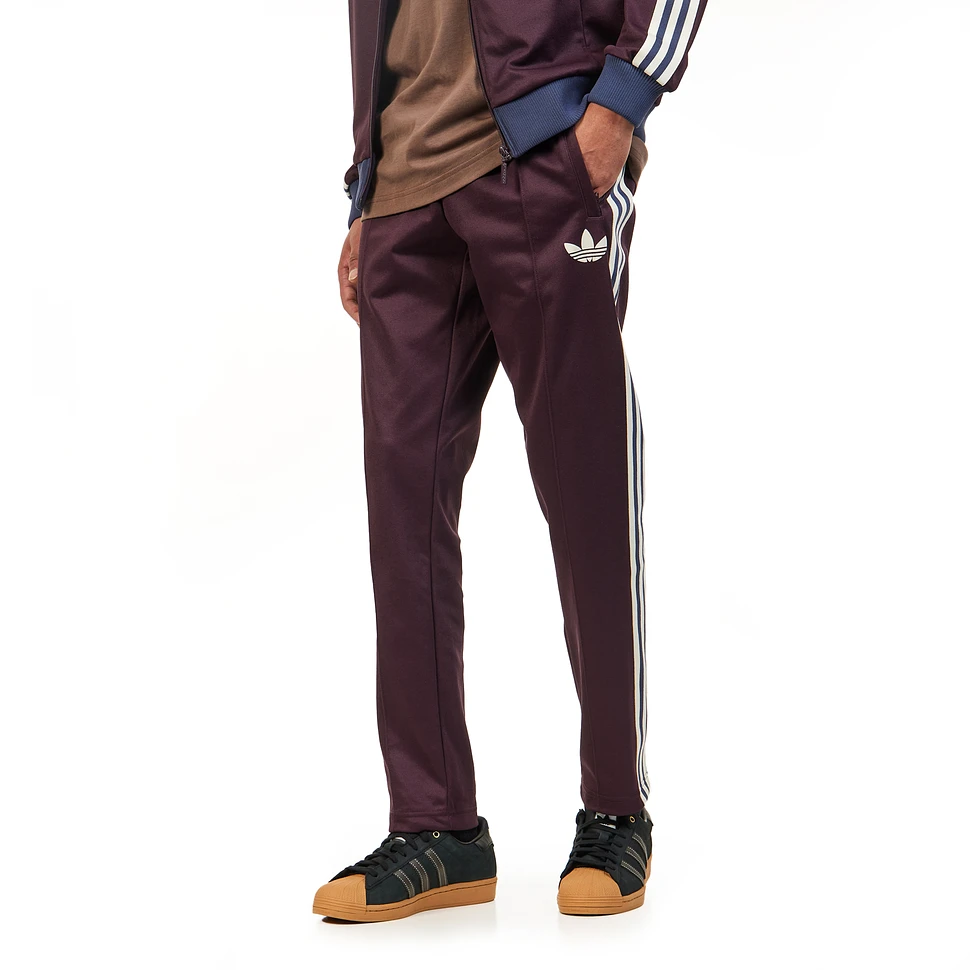 adidas trackpants beckenbauer マルーン M