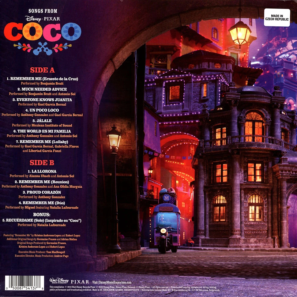 V.A. - Songs From Coco Glow-In-The-Dark Vinyl Edition