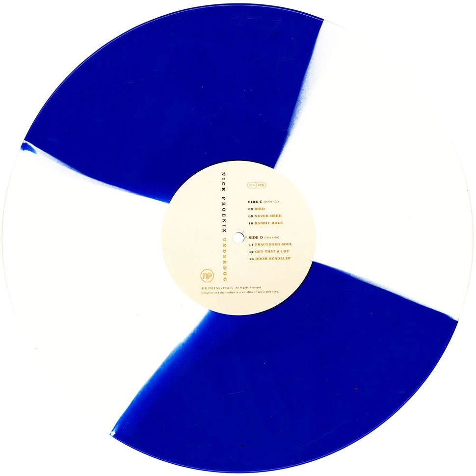 Nick Phoenix - Underdog Blue Colored Vinyl Edition