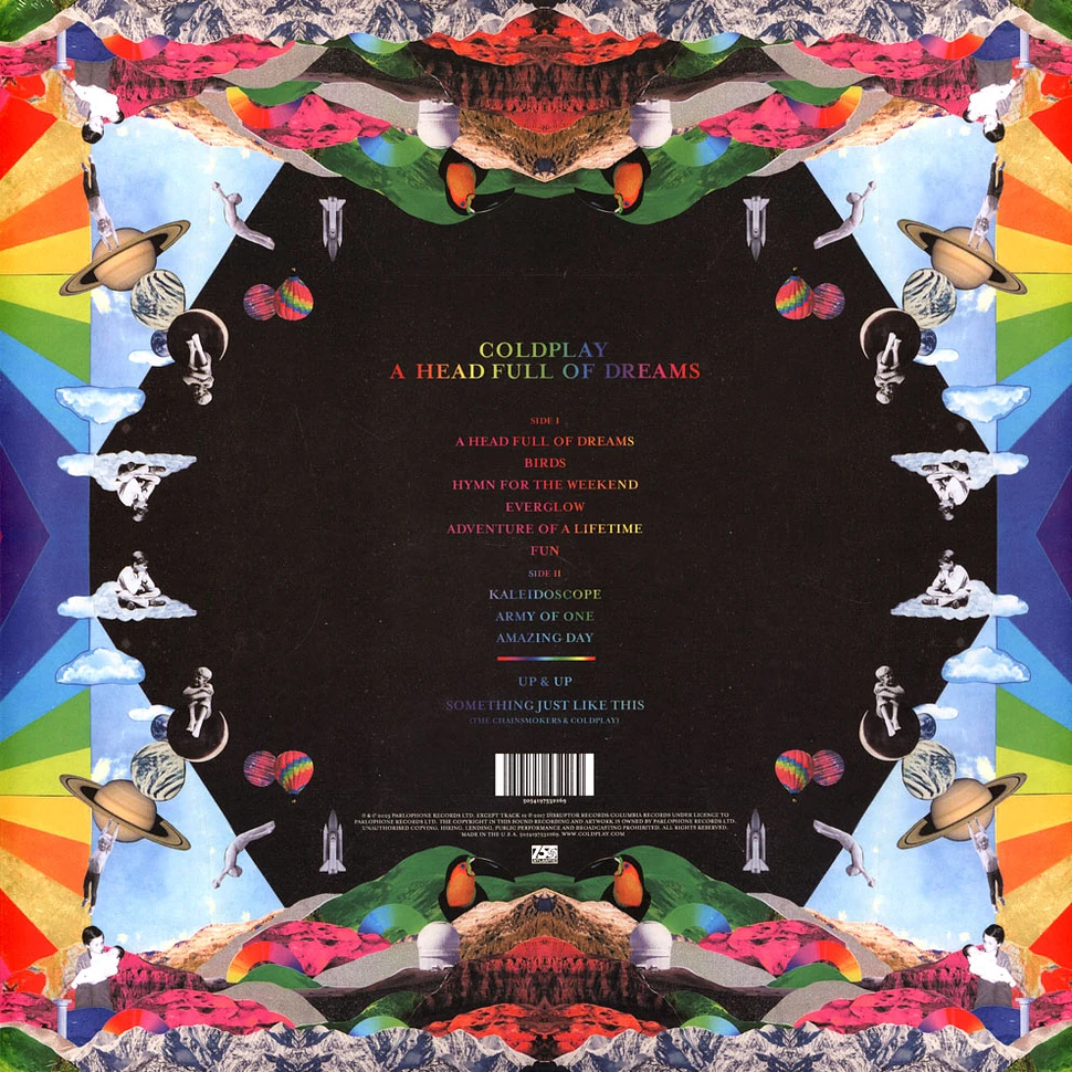 Coldplay - Head Full Of Dreams Recycled Vinyl Edition