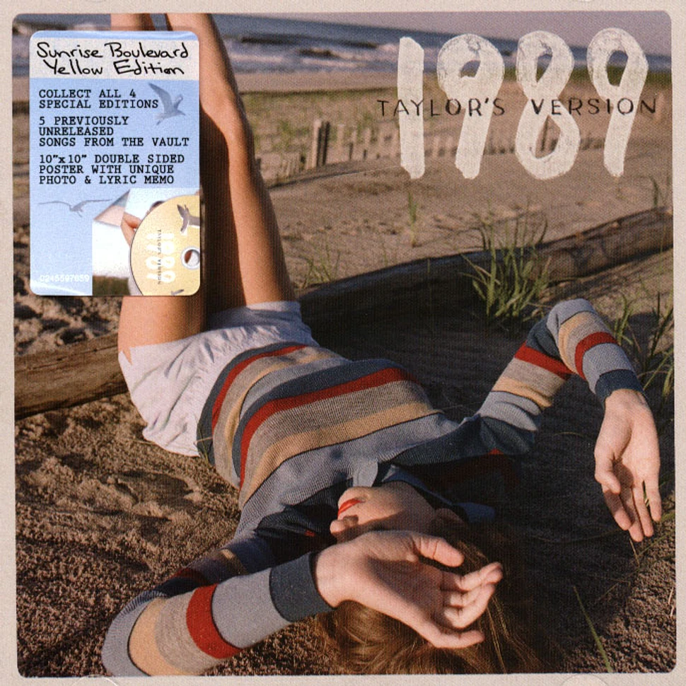 Taylor Swift - 1989 (Taylors Version) Rose Garden Pink CD Edition W/ Poster  - CD - 2023 - EU - Original