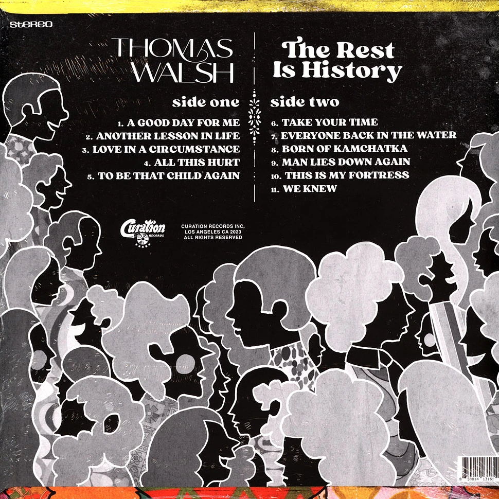 Thomas Walsh - Rest Is History Black Vinyl Edition