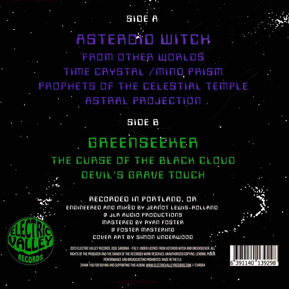 Asteroid Witch / Greenseeker - Split LP Pink Vinyl Edition
