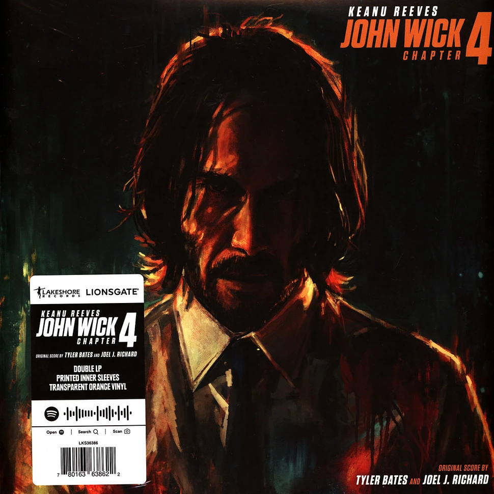 John Wick Chapter 4 - 'Transparent Orange Vinyl' - Tyler Bates & Joel –  lakeshorerecords