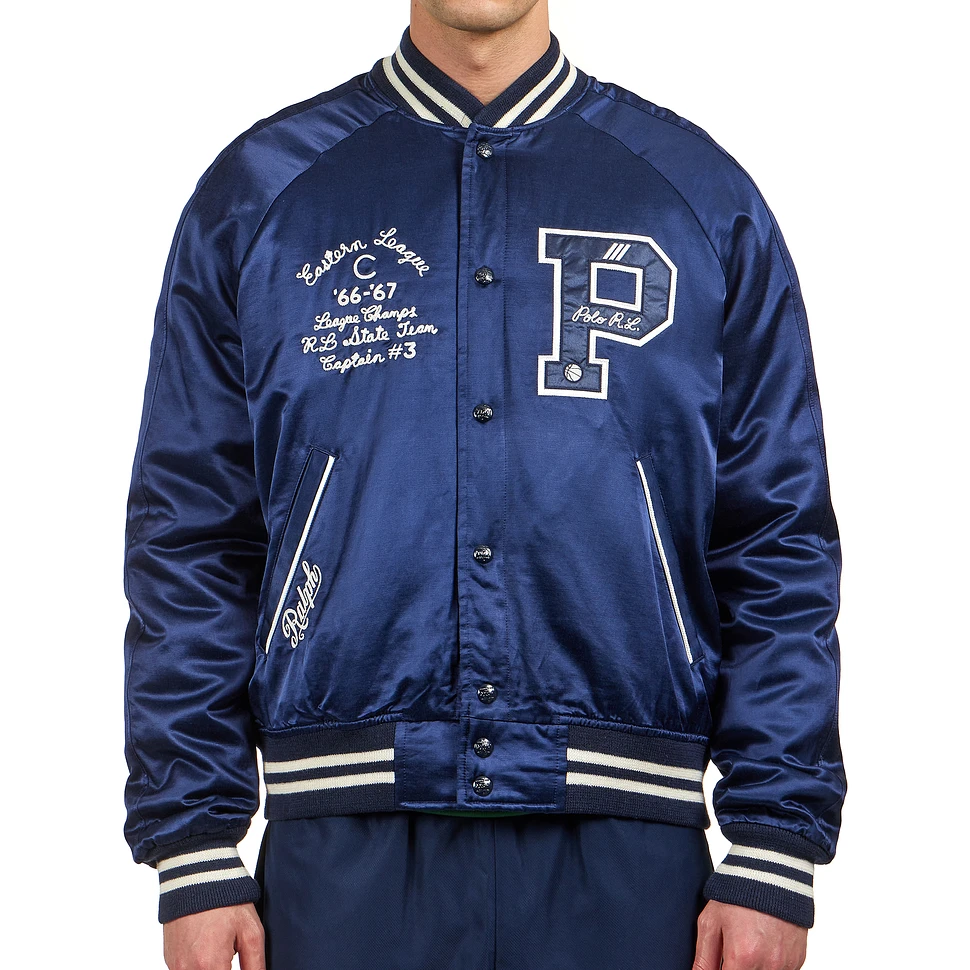 Polo Ralph Lauren - Lined Varsity Jacket (Aviator Navy) | HHV