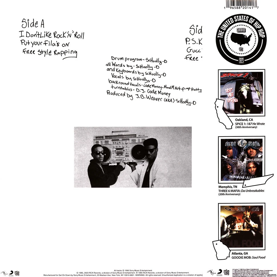 Schoolly-D - Schoolly-D Black Friday Record Store Day 2023 Yellow & Black Vinyl Edition