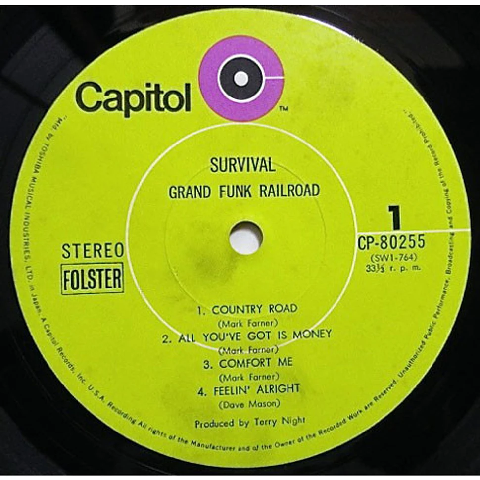 Grand Funk Railroad - Survival