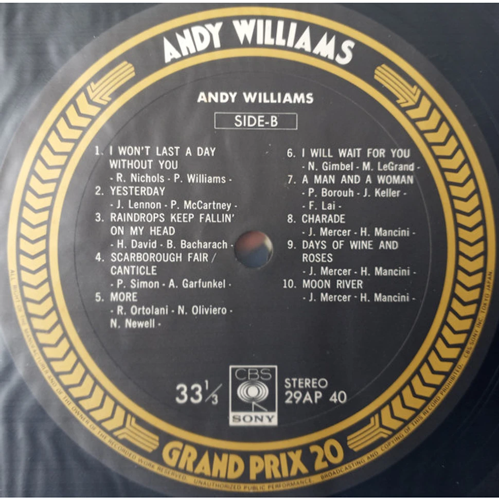 Andy Williams - Grand Prix 20