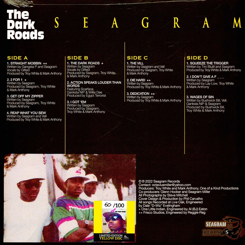 Seagram - The Dark Roads Yellow Vinyl Edition