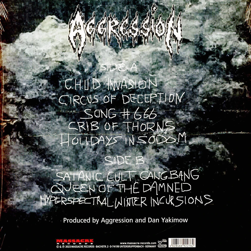 Aggression - Frozen Aggressors Black Vinyl Edition