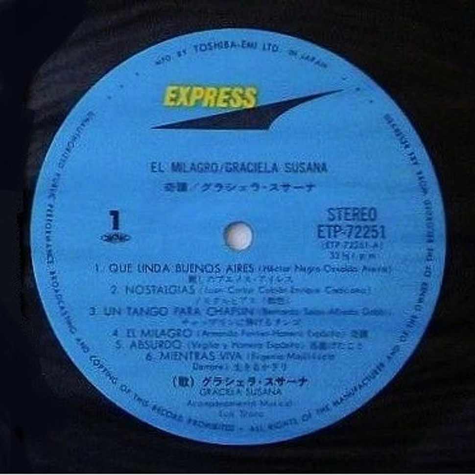 Graciela Susana = Graciela Susana - 奇蹟 = El Milagro