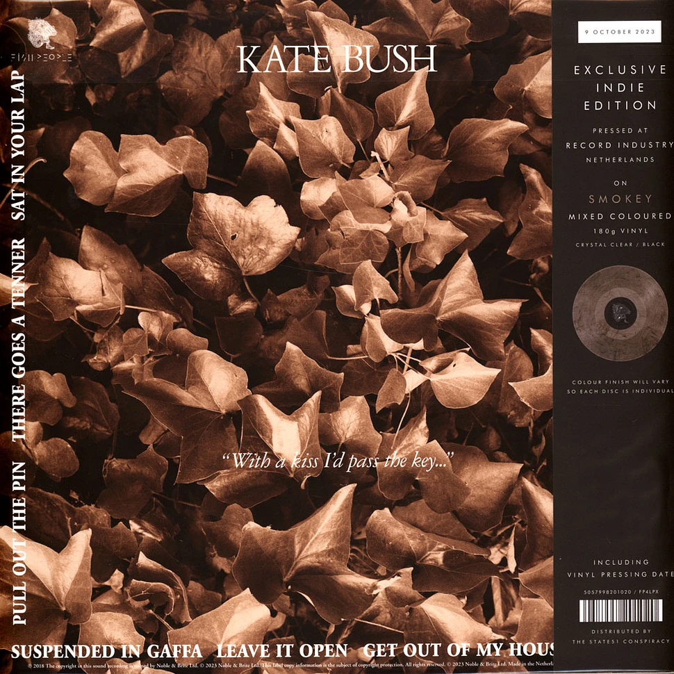 Kate Bush - The Dreaming 2018 Remaster Smokey Vinyl Edition W/ Obi-Strip