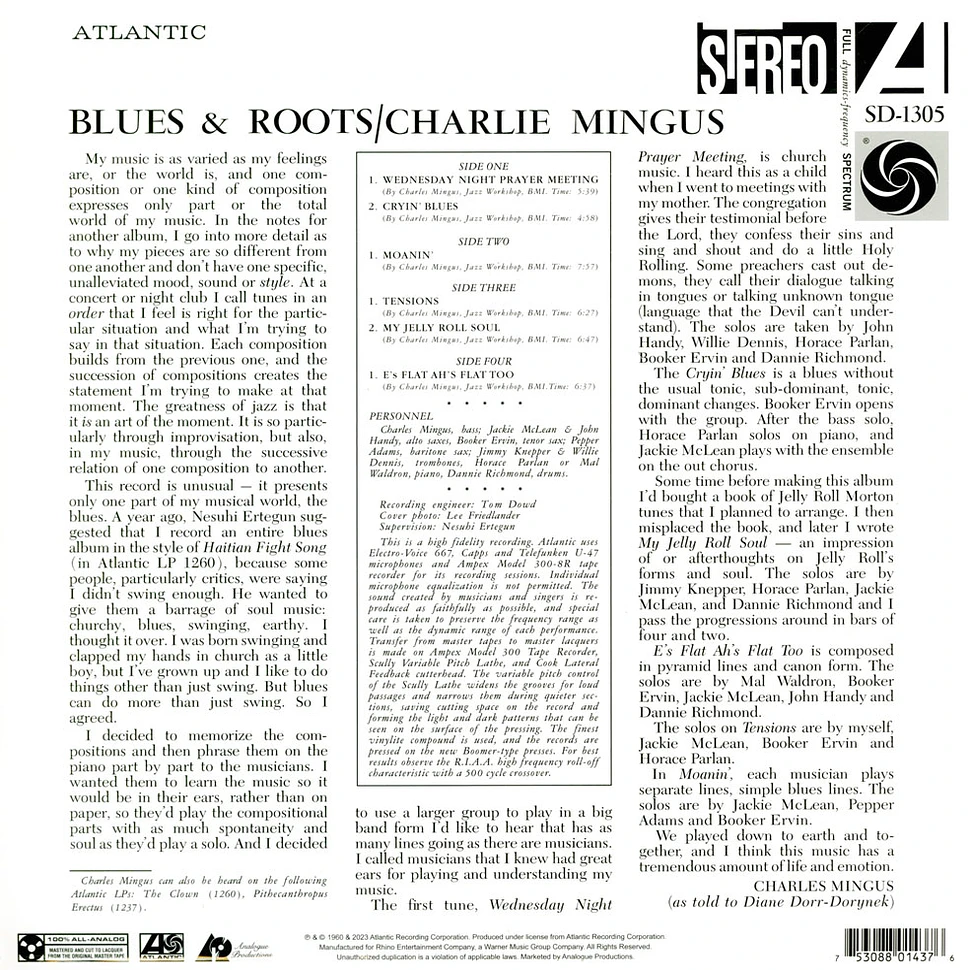 Charles Mingus - Blues & Roots Atlantic 75 Series