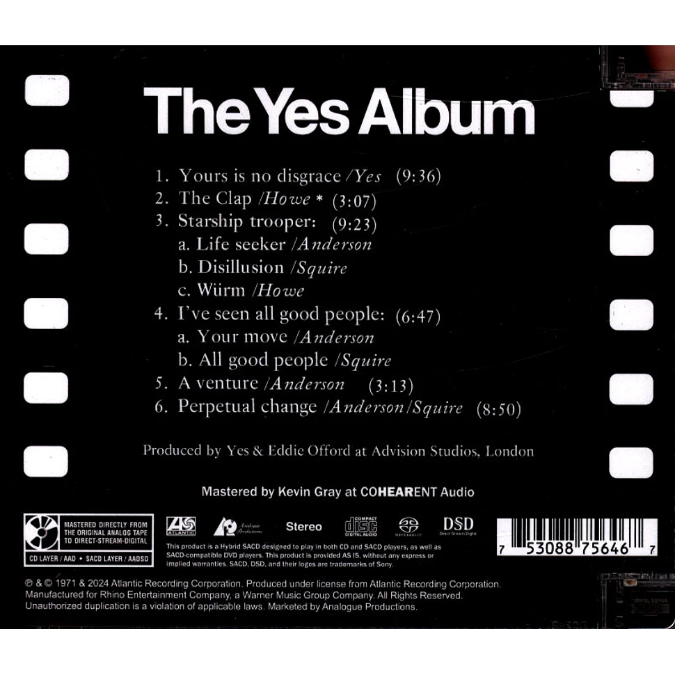 Yes - The Yes Album Atlantic 75 Series Sacd