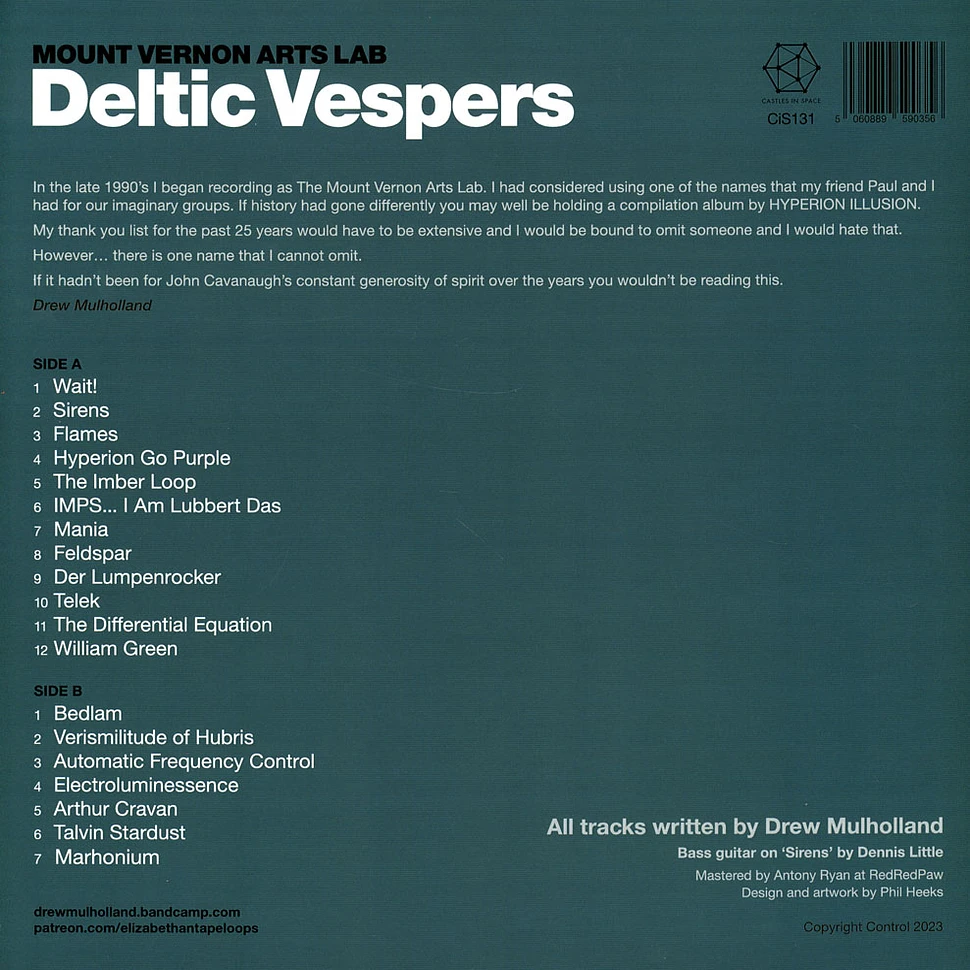 Mount Vernon Arts Lab - Deltic Verspers Perple Vinyl Editoin