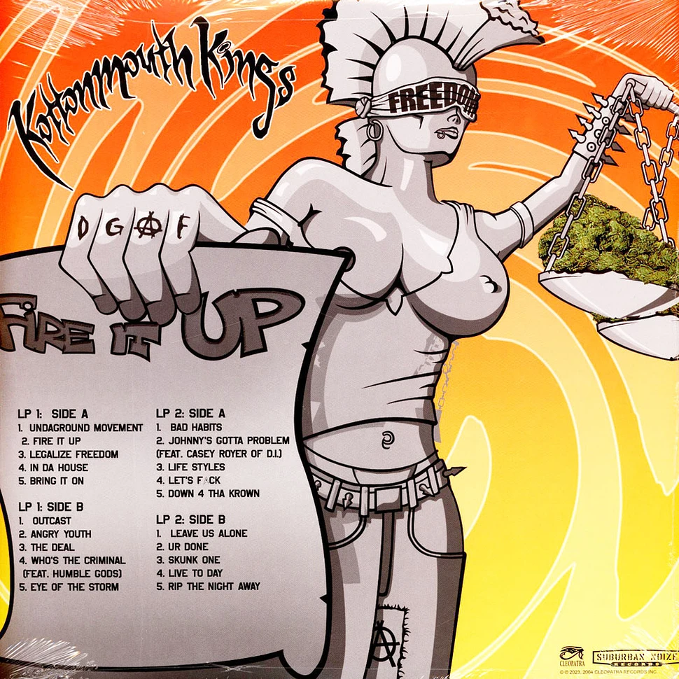 Kottonmouth Kings - Fire It Up Orange Vinyl Edition