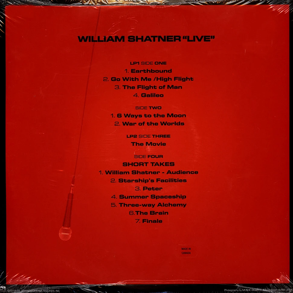 William Shatner - Live Silver Vinyl Edition