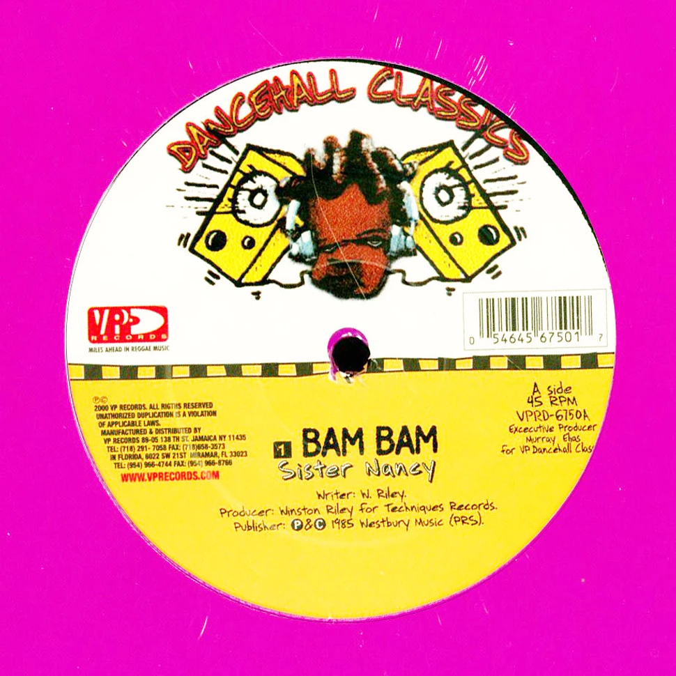 Sister Nancy - Bam Bam Purple Vinyl Edition