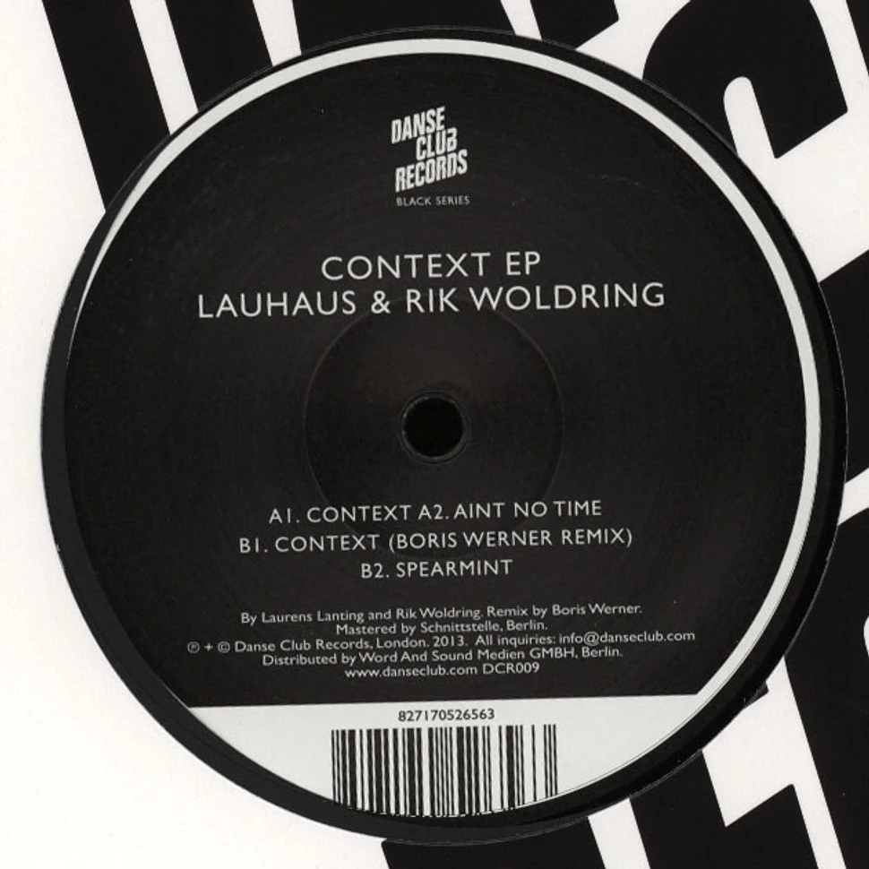 Lauhaus & Rik Woldring - Context