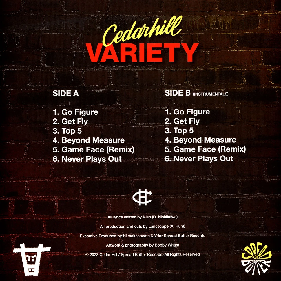 Cedar Hill - Variety EP