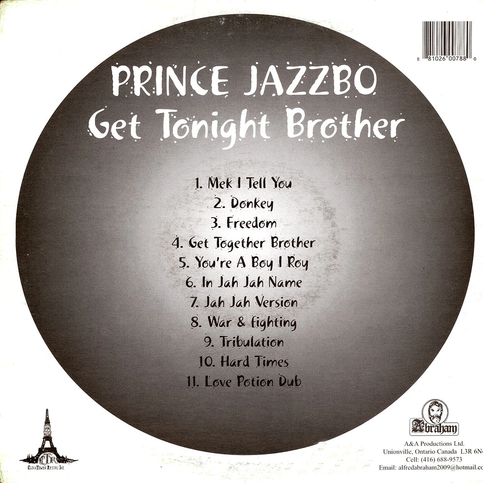 Prince Jazz Bo - Get Tonight Brother