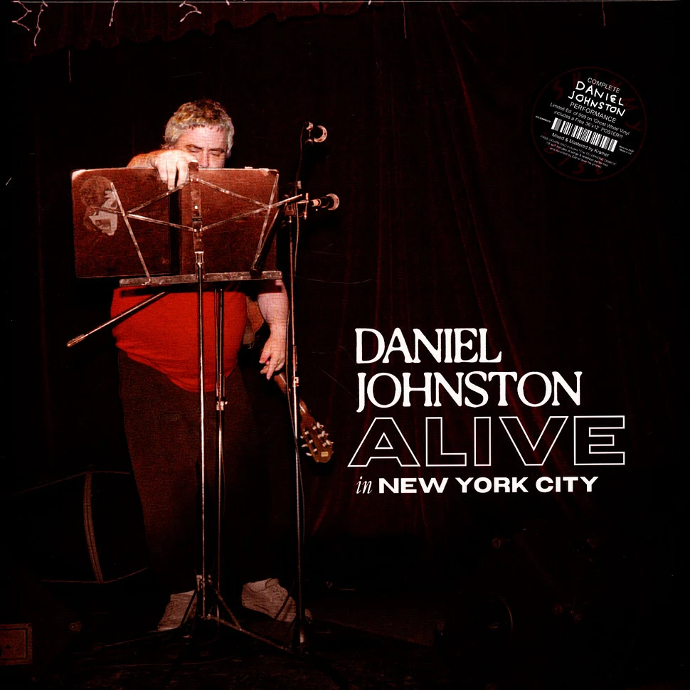 Daniel Johnston - Alive In New York City White Vinyl Edition