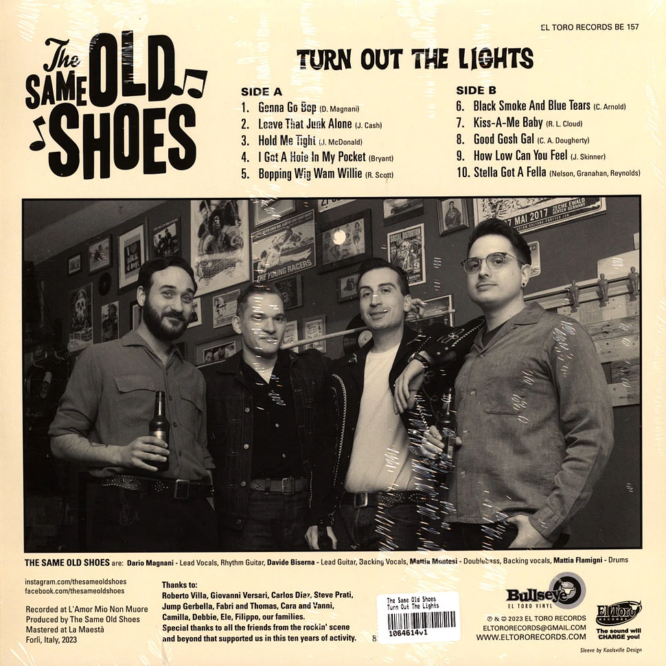 The Same Old Shoes - Turn Out The Lights