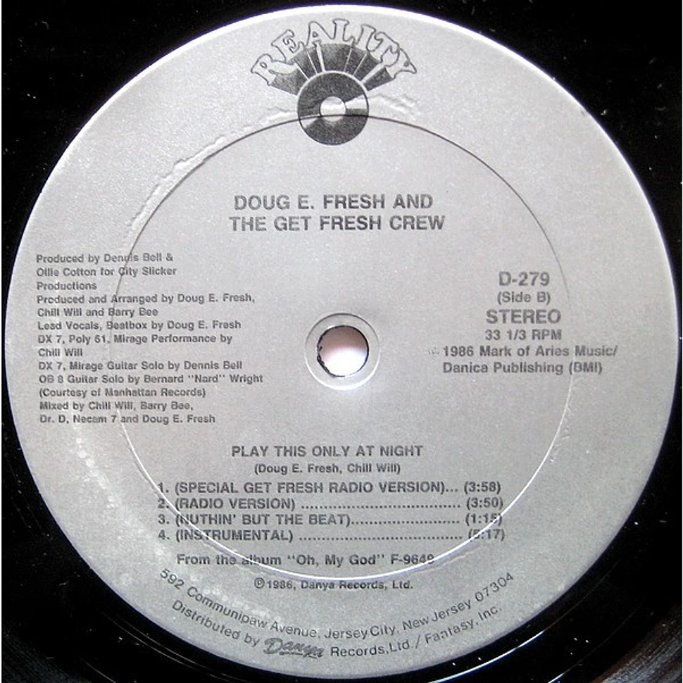 Doug E. Fresh And The Get Fresh Crew - Play This Only At Night