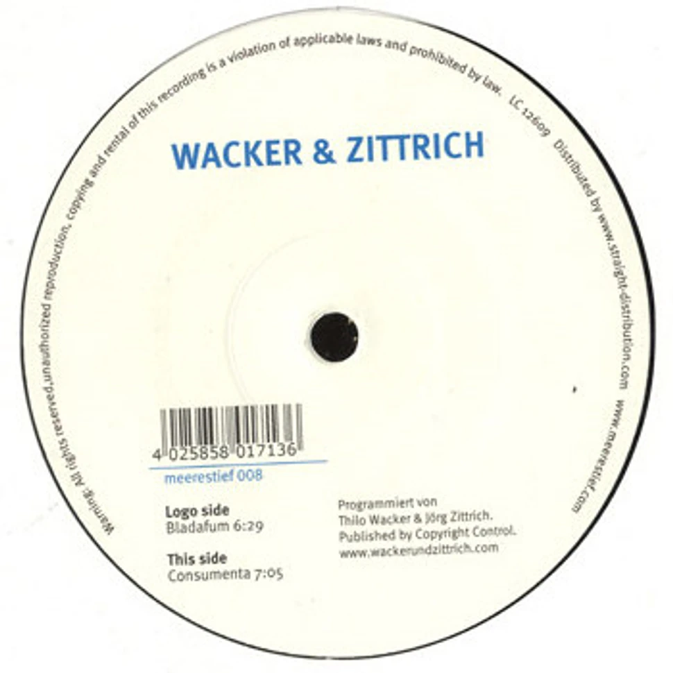 Wacker & Zittrich - Bladafum / Consumenta