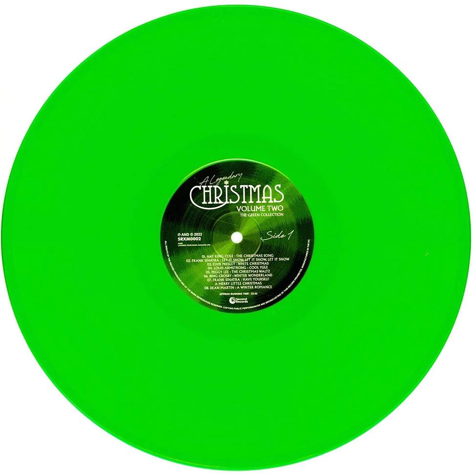V.A. - A Legendary Christmas Volume Two - The Green Collection Green Vinyl Edition