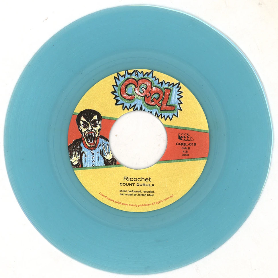 Count Dubula - Catch 22 / Ricochet Glacial Clear Blue Vinyl Edition