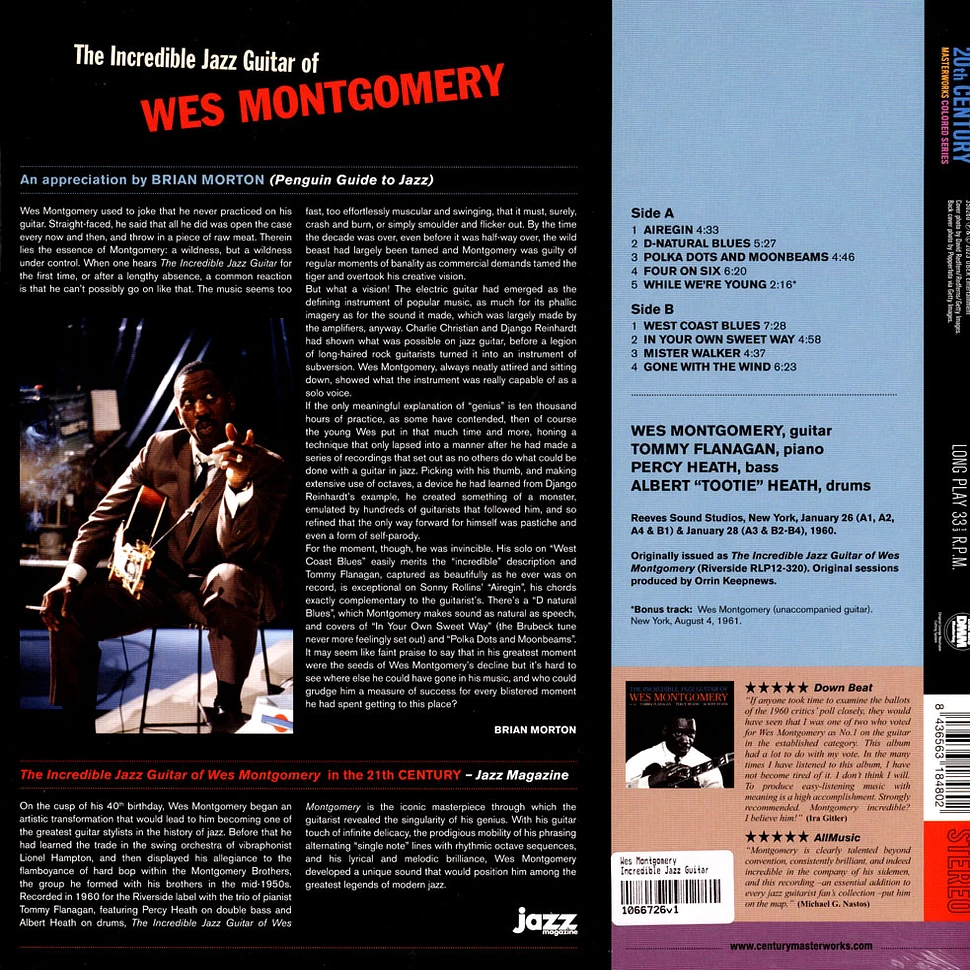 Wes Montgomery - Incredible Jazz Guitar